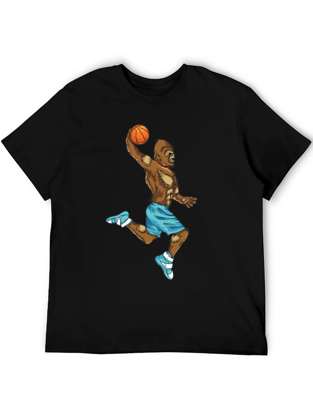 Gorilla Dunk T-Shirt - Funny Basketball Tee