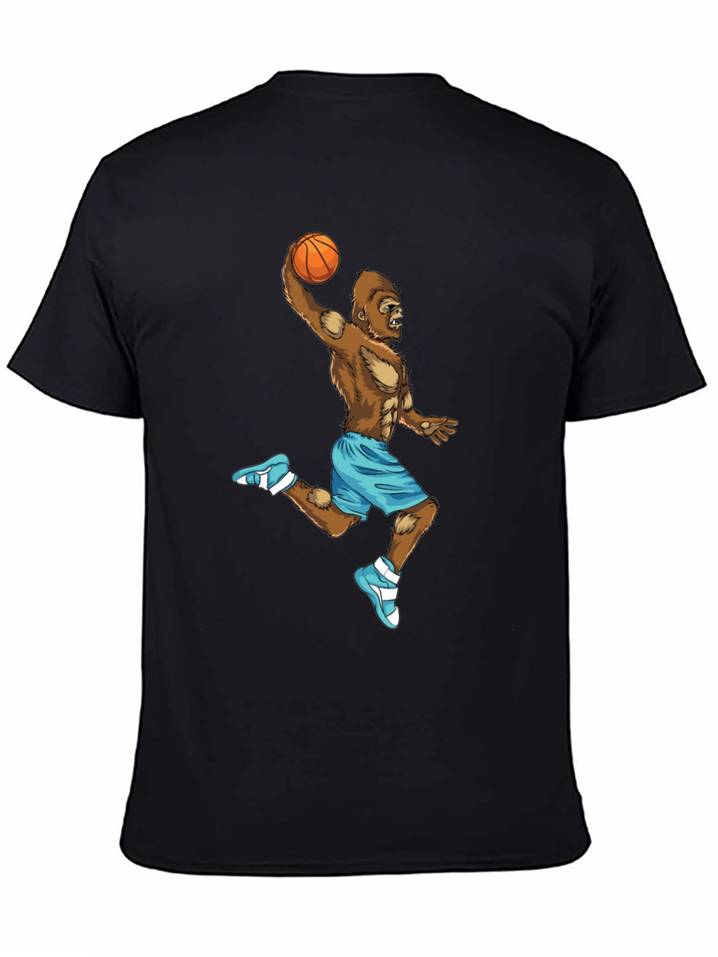 Gorilla Dunk T-Shirt - Funny Basketball Tee