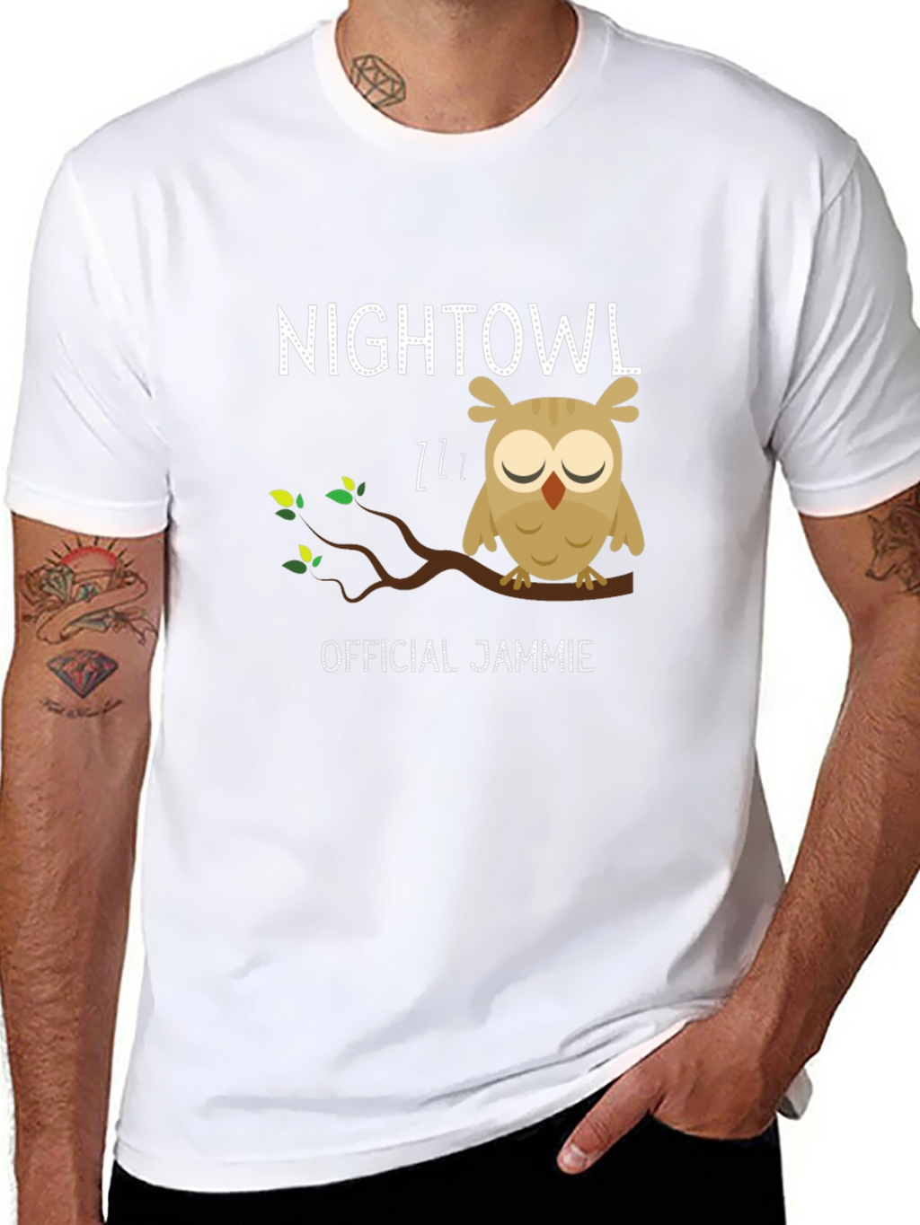 Night Owl Official Jammie Black T-Shirt