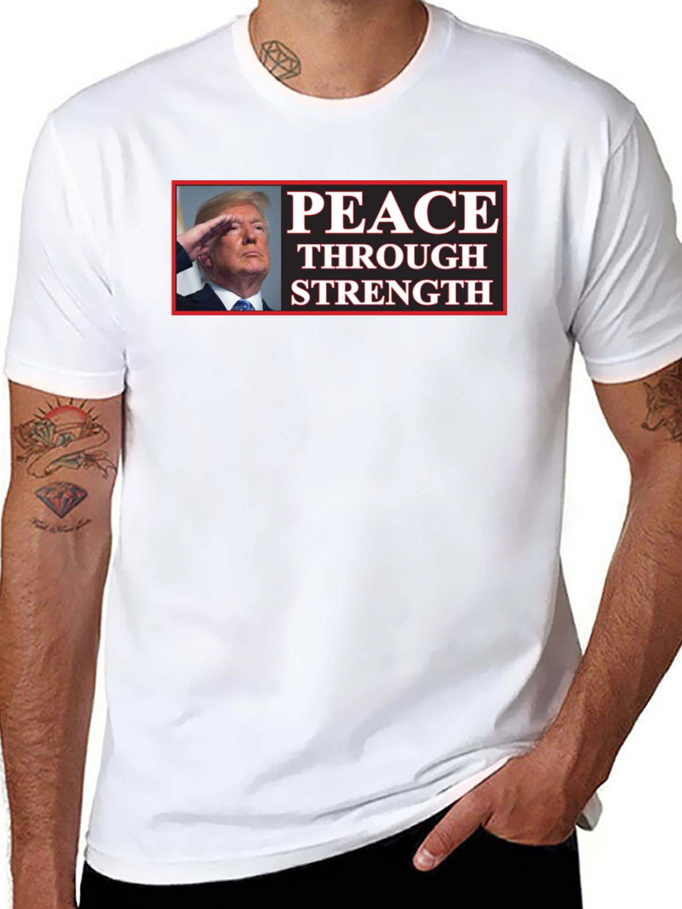 Peace Through Strength Trump T-Shirt
