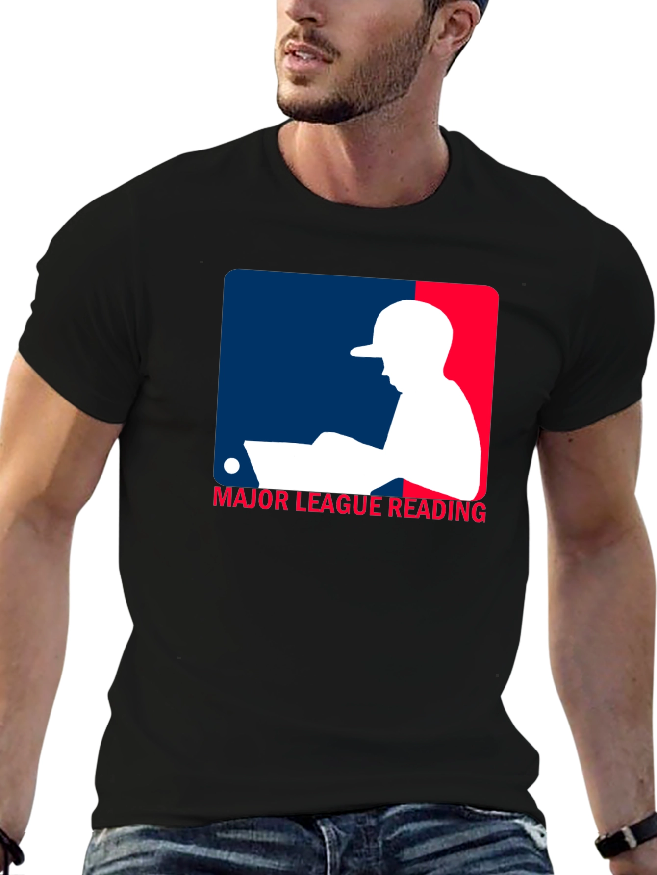 Major League Reading Black T-Shirt