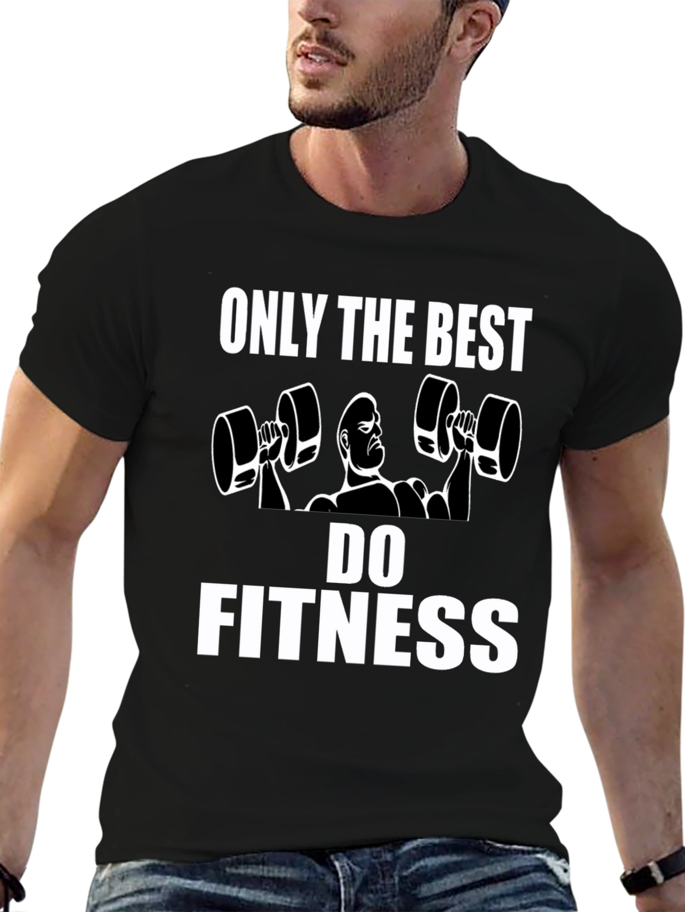 Fitness Graphic Tee - Only the Best Do Fitness
