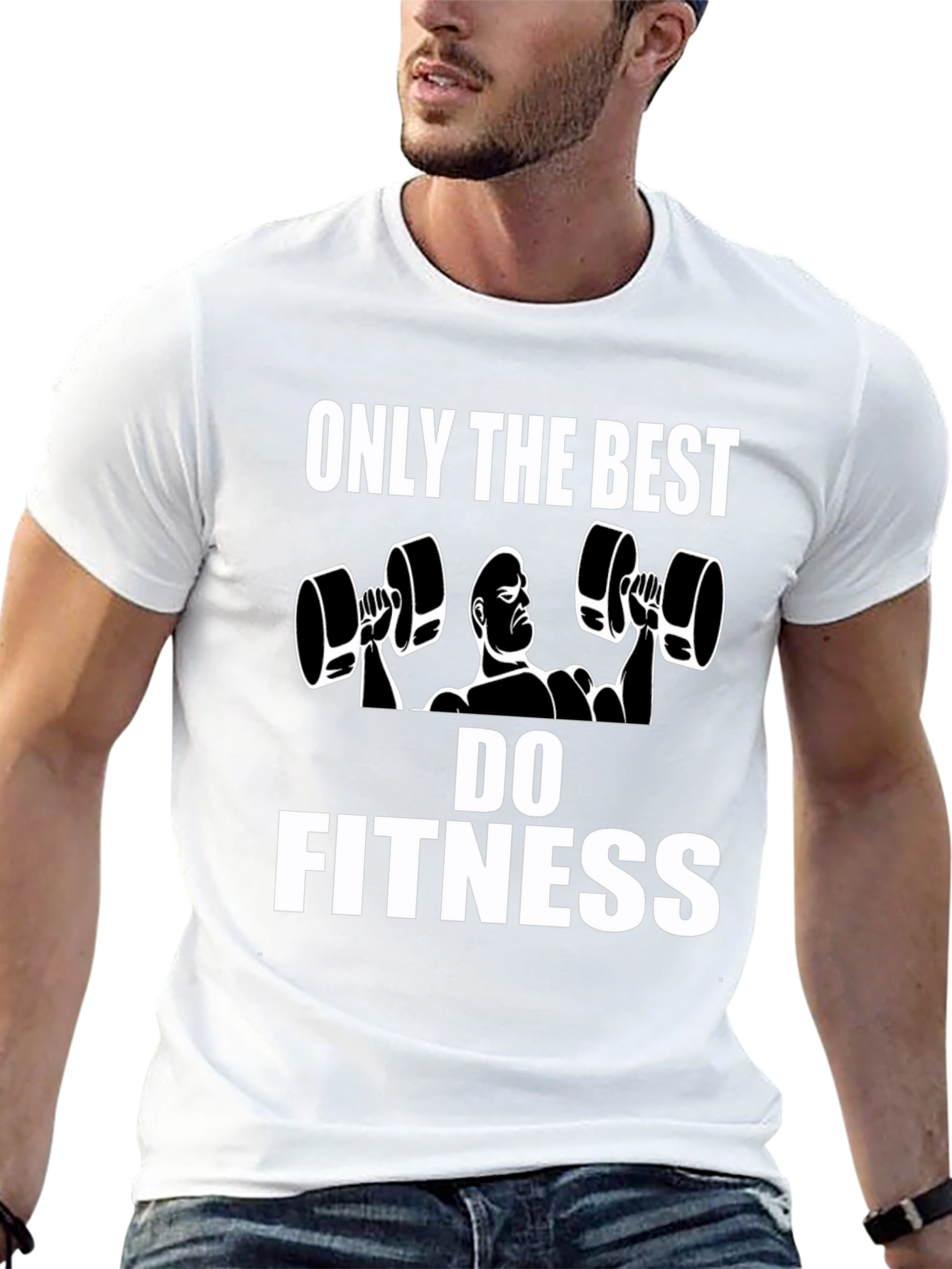 Fitness Graphic Tee - Only the Best Do Fitness