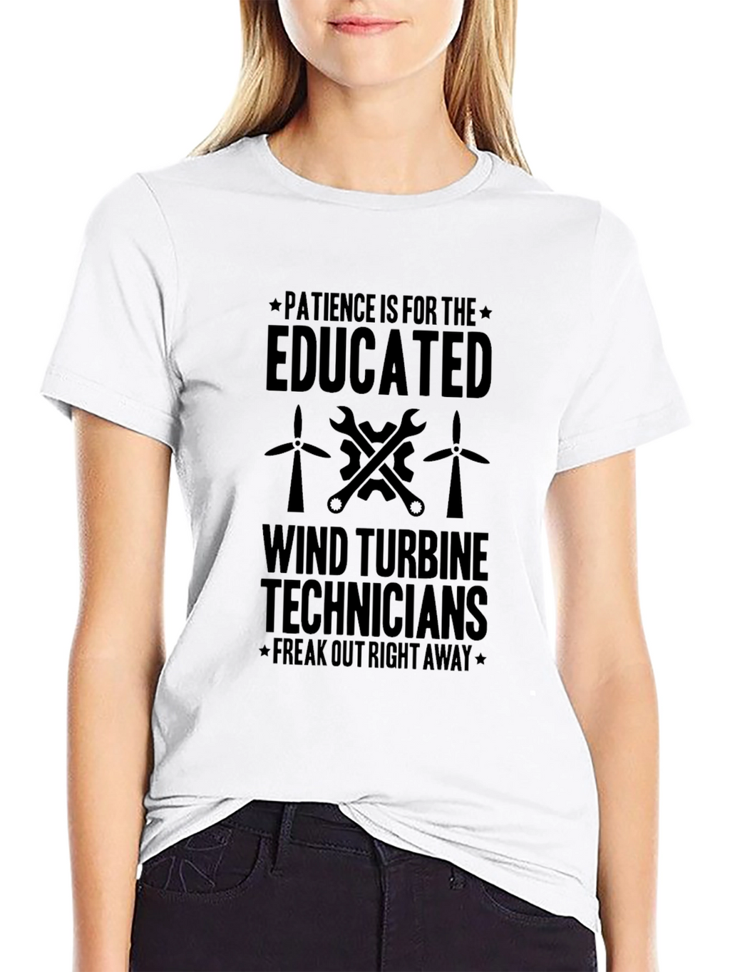 Wind Turbine Technician Humor T-Shirt