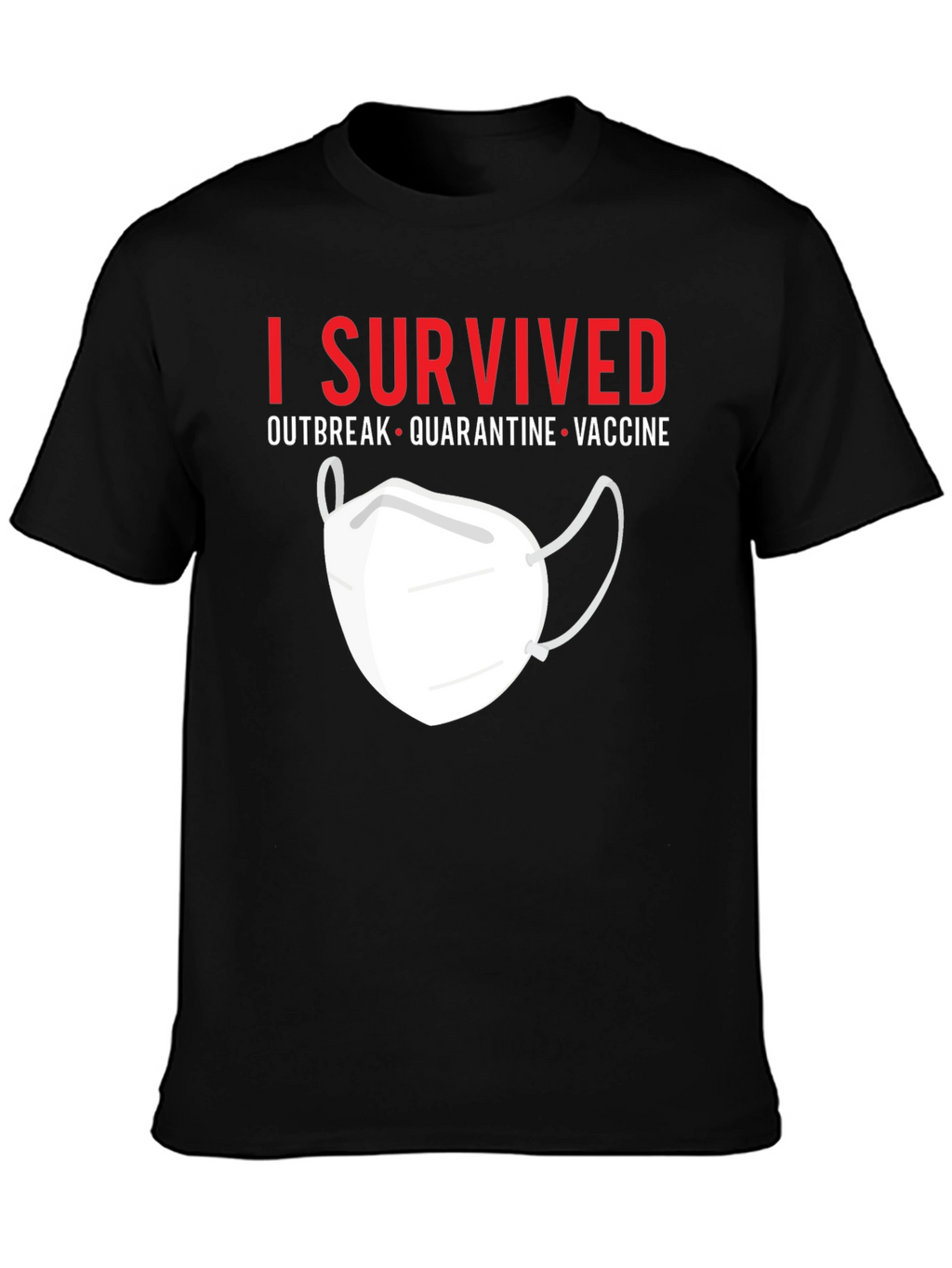 I Survived Pandemic Black T-Shirt