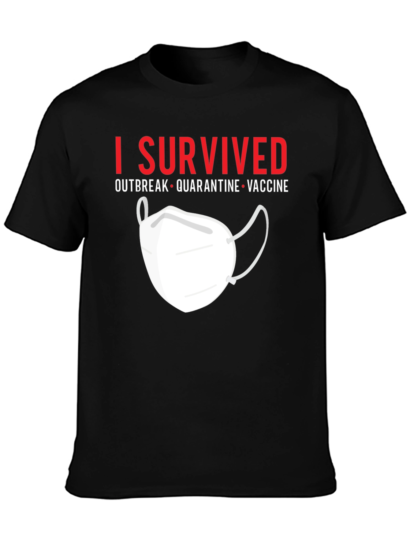 I Survived Pandemic Black T-Shirt