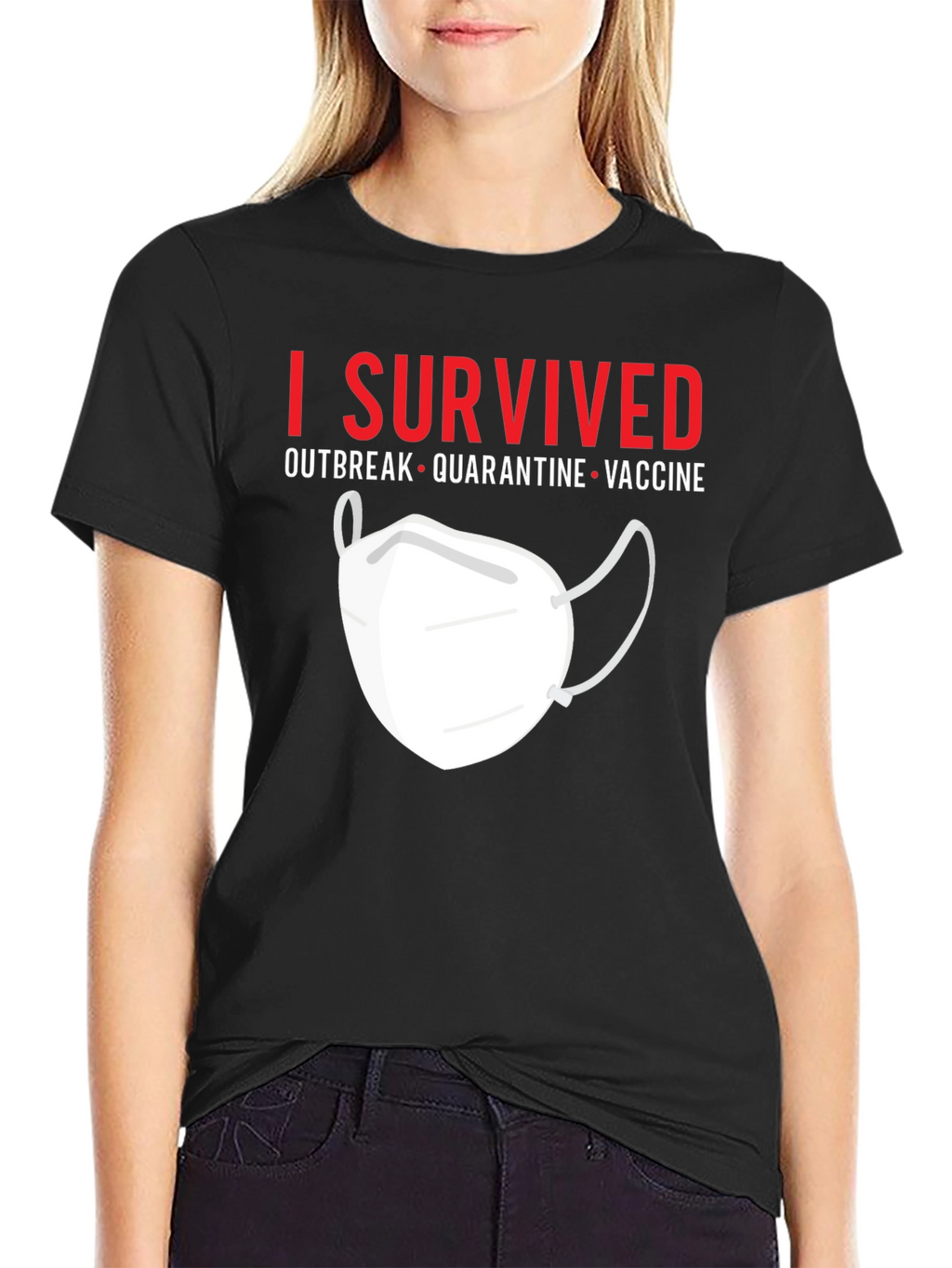I Survived Pandemic Black T-Shirt