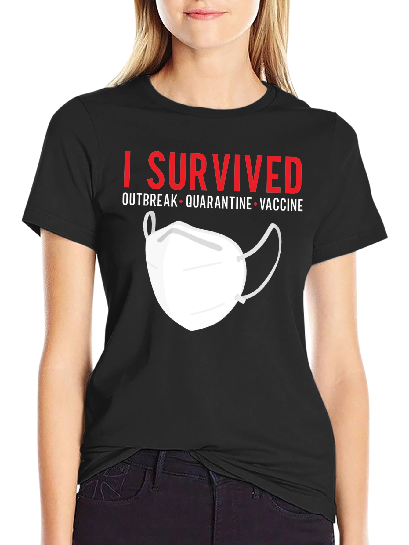 I Survived Pandemic Black T-Shirt