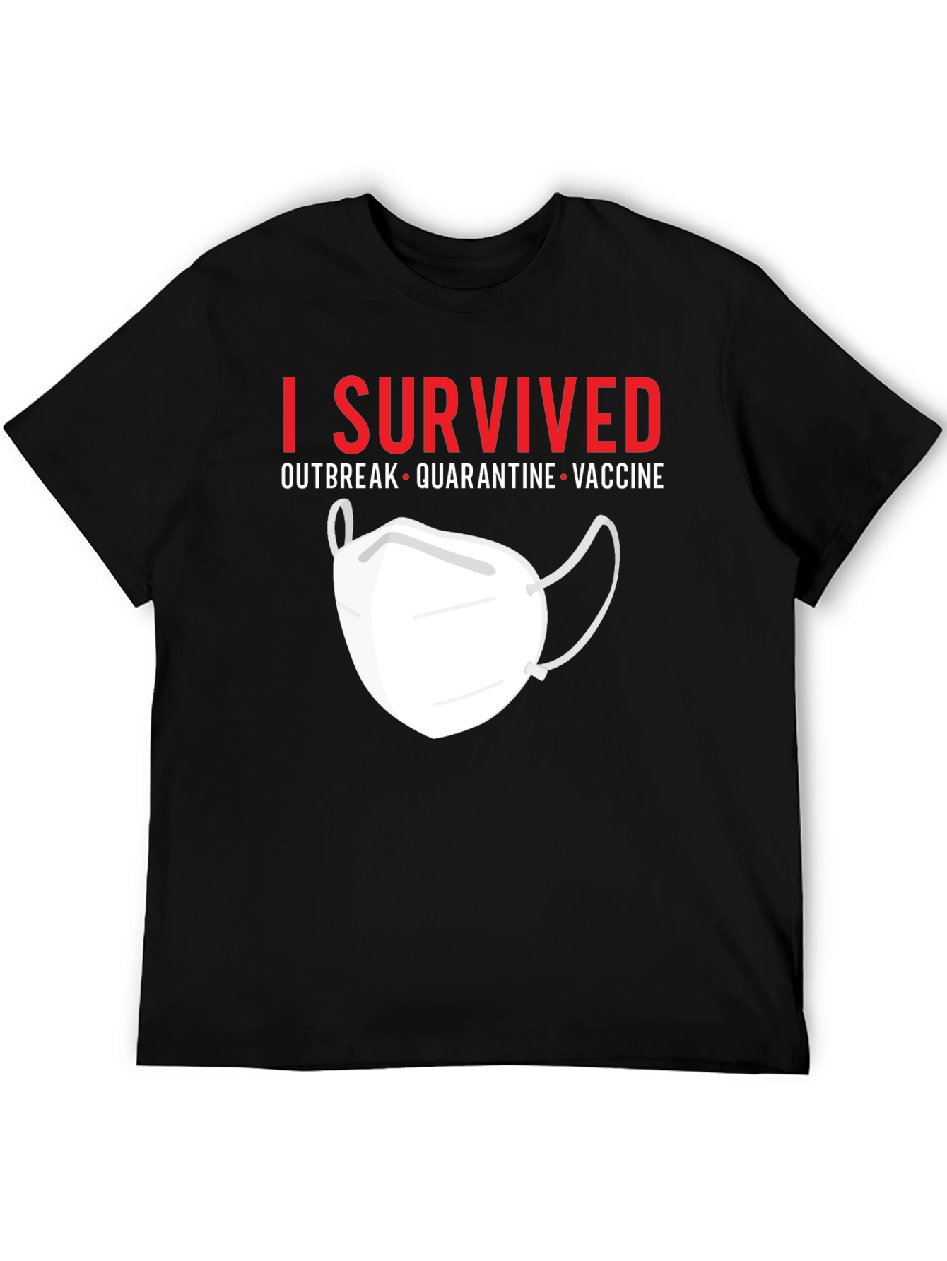 I Survived Pandemic Black T-Shirt