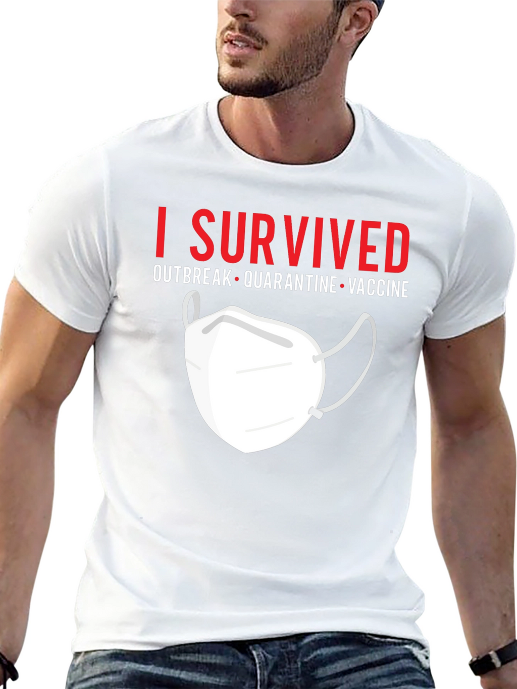 I Survived Pandemic Black T-Shirt