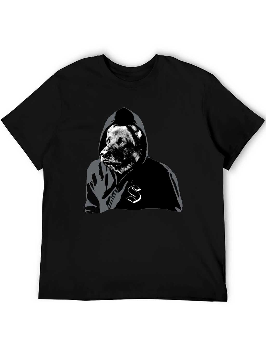 Urban Bear Hoodie Graphic Tee