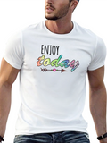 Enjoy Today Graphic Tee - Black