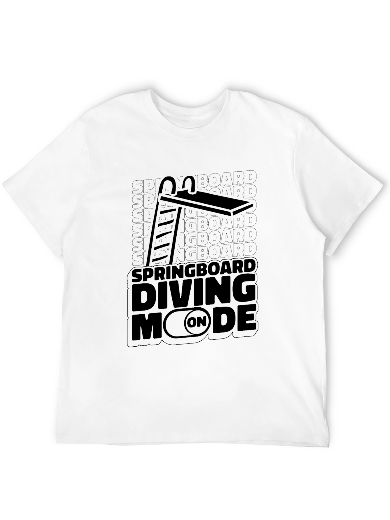 Springboard Diving Mode On T-Shirt