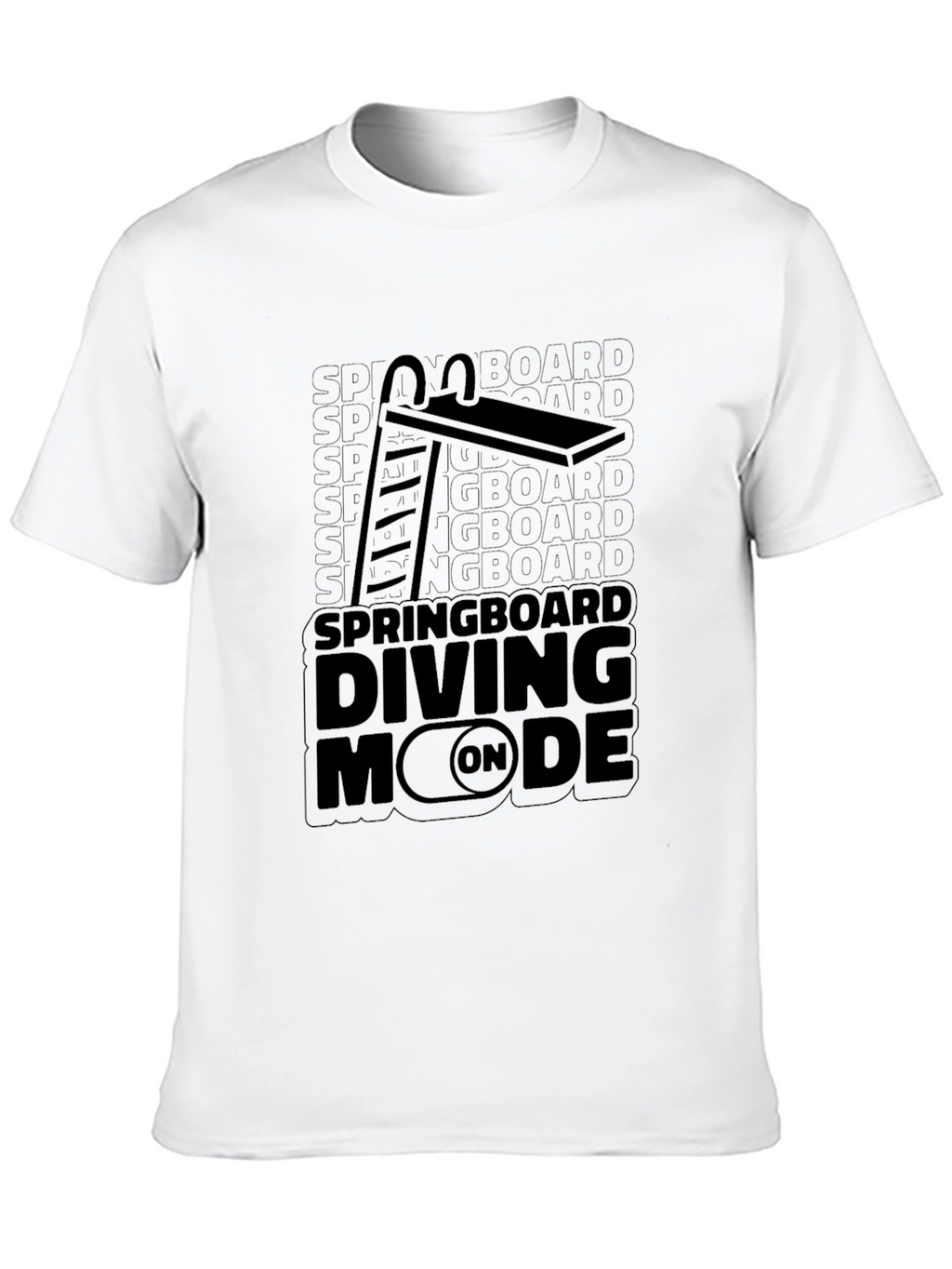 Springboard Diving Mode On T-Shirt