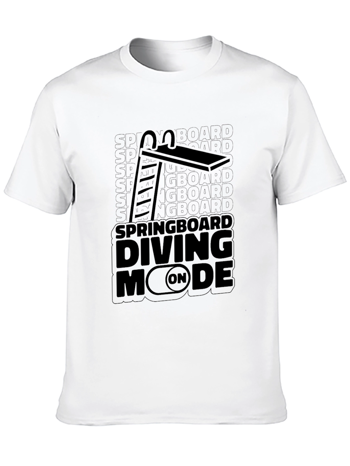 Springboard Diving Mode On T-Shirt