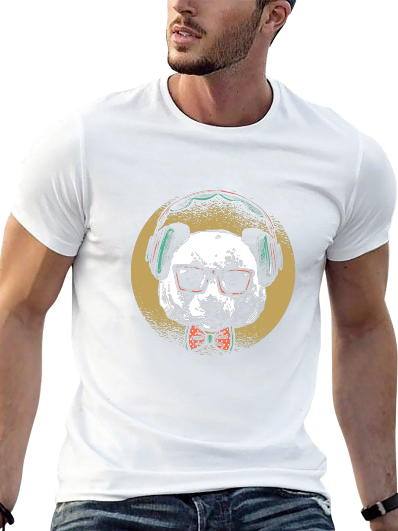 Panda DJ Graphic T-Shirt - Cool & Unique Style