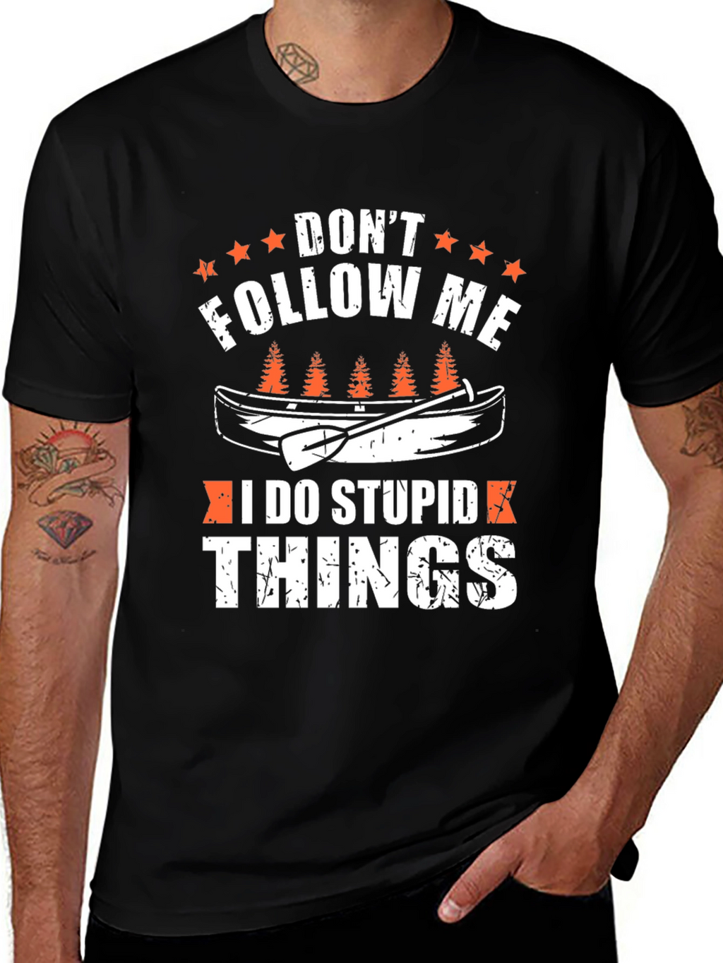 Dont Follow Me Canoe T-Shirt
