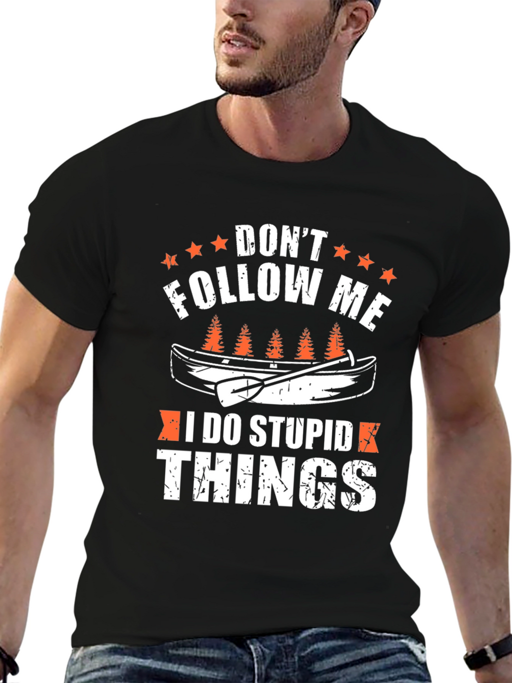 Dont Follow Me Canoe T-Shirt