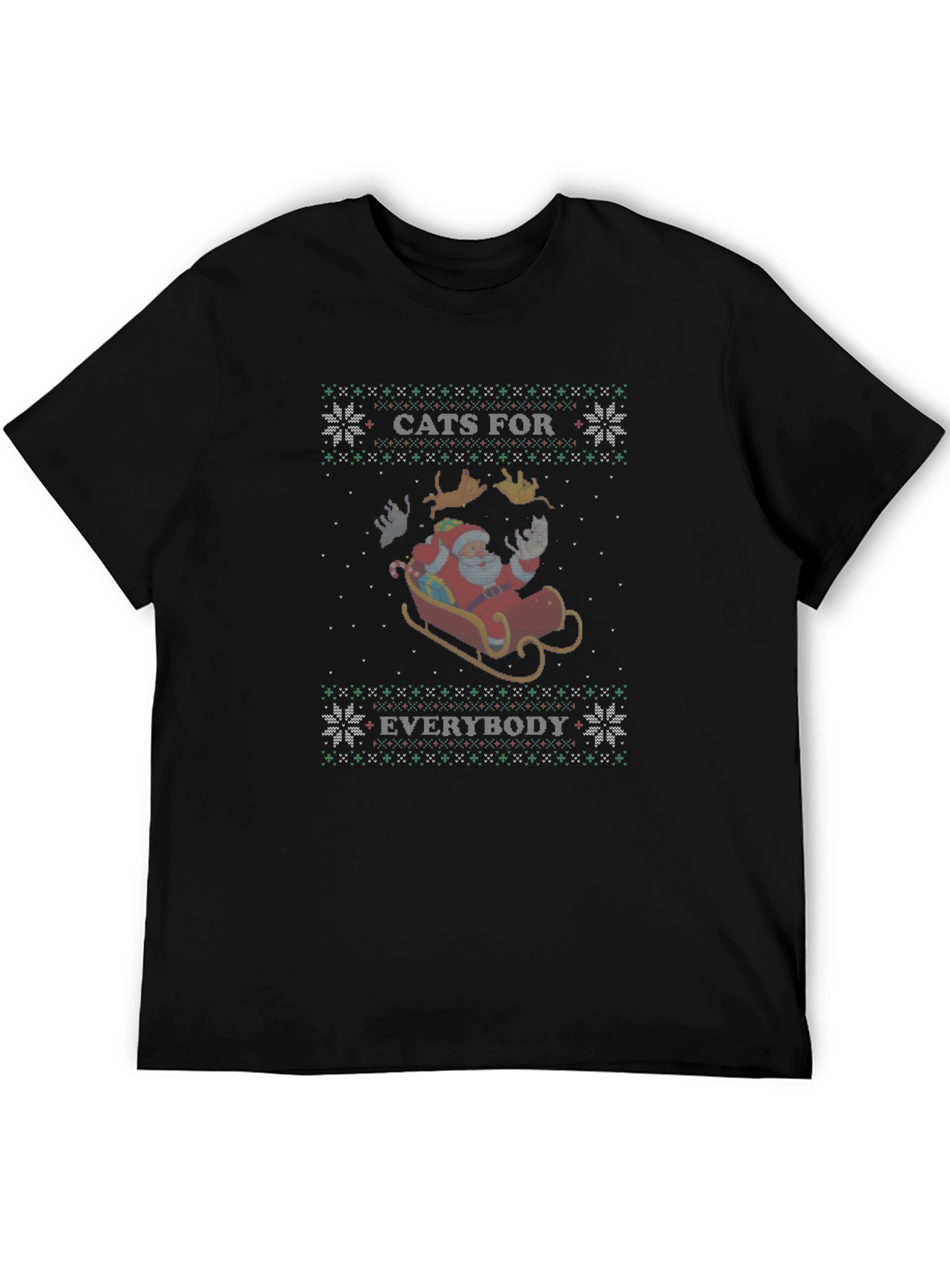 Cats For Everybody Christmas T-Shirt