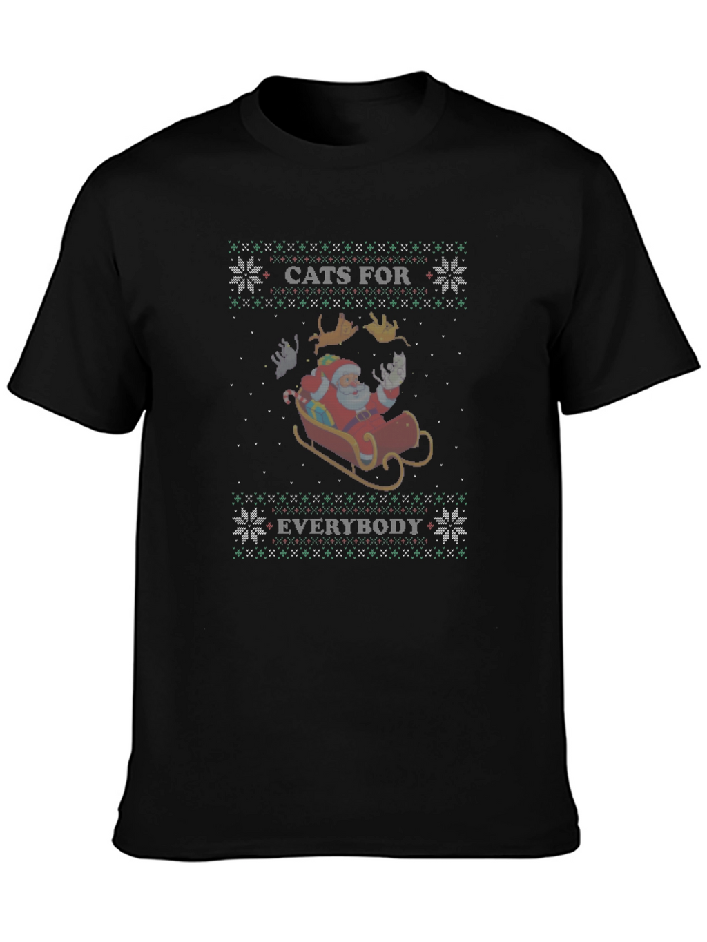 Cats For Everybody Christmas T-Shirt