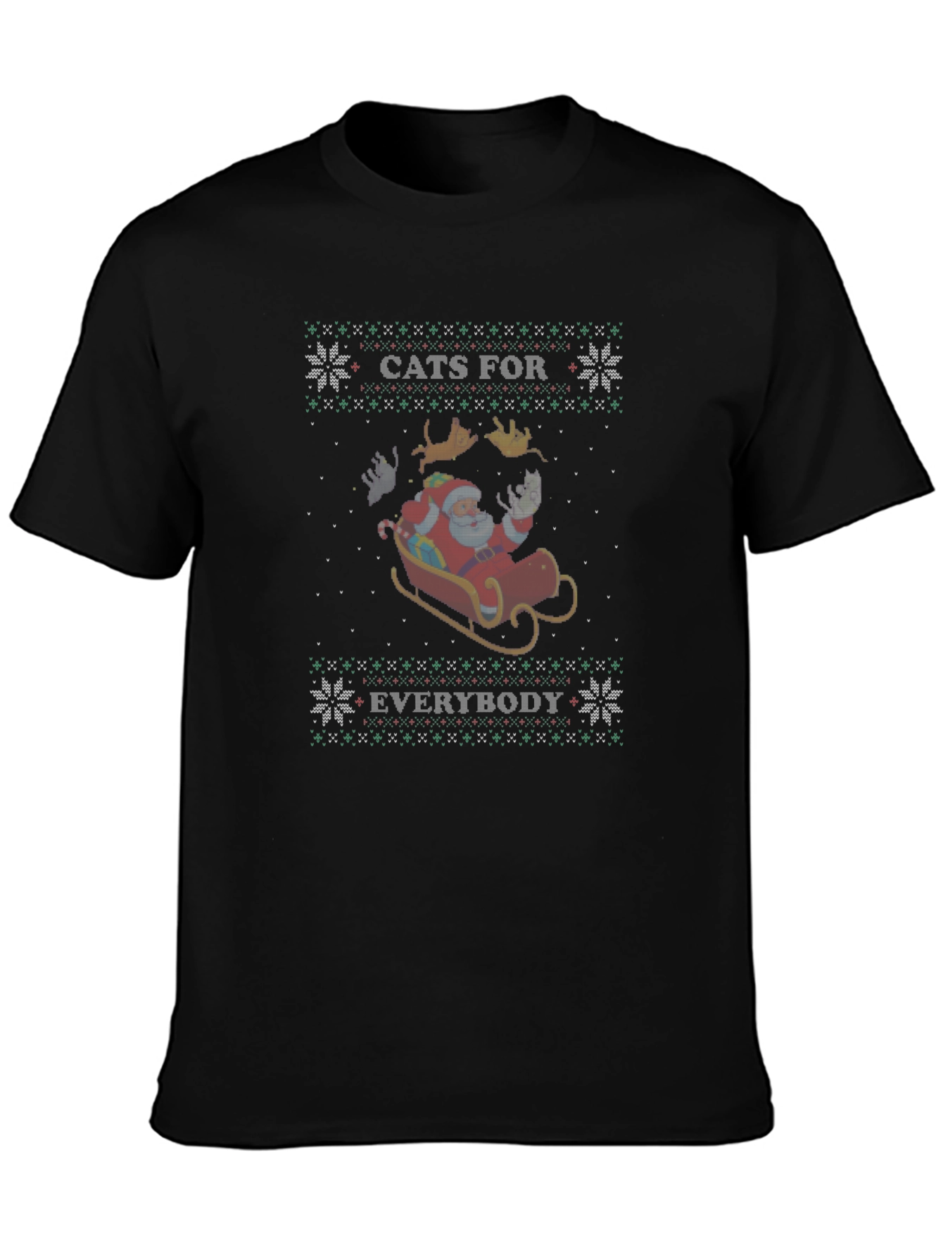 Cats For Everybody Christmas T-Shirt