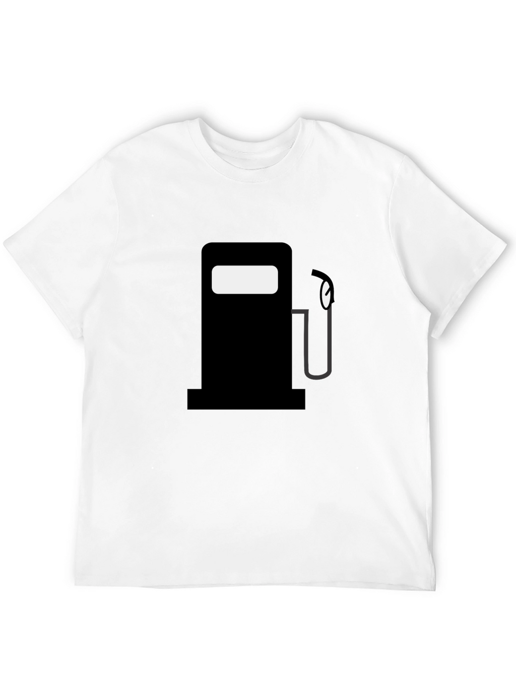Fuel Up: Black Gas Pump Graphic T-Shirt