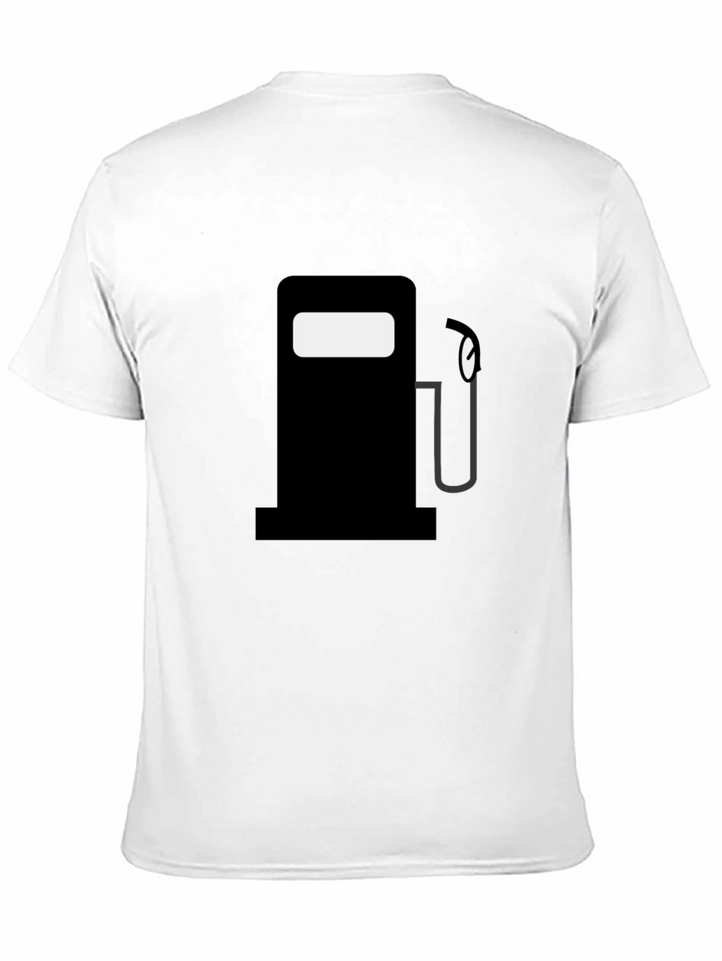 Fuel Up: Black Gas Pump Graphic T-Shirt