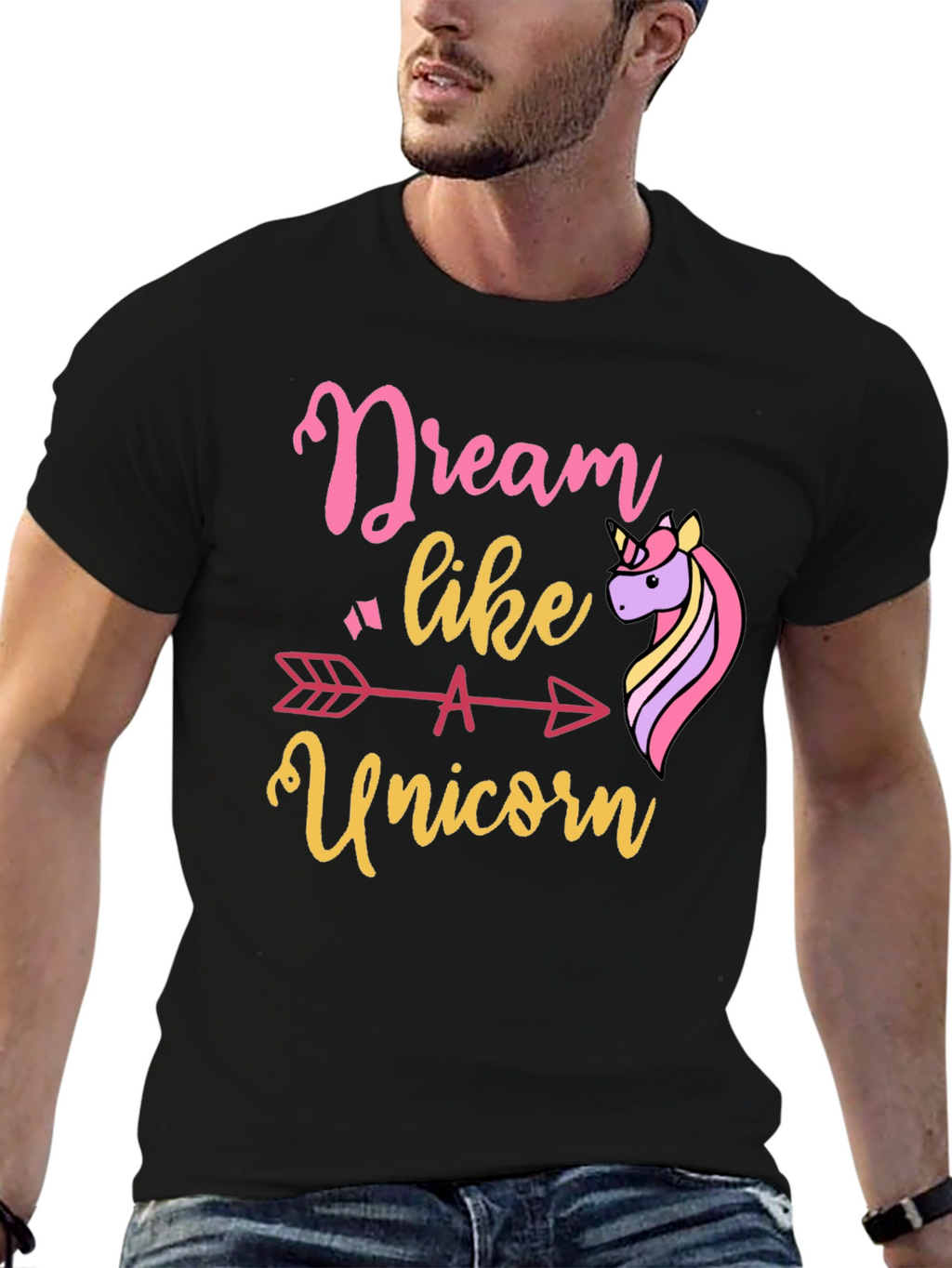 Dream Like a Unicorn Graphic T-Shirt