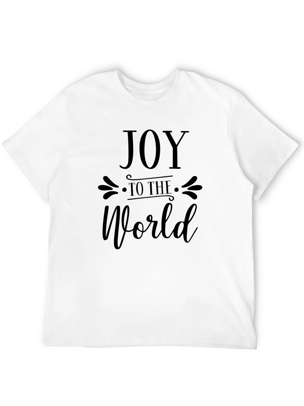 Joy to the World Graphic Tee - Black