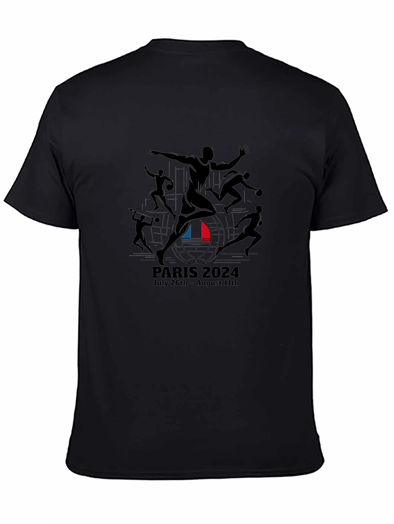 Paris 2024 Olympics T-Shirt Black