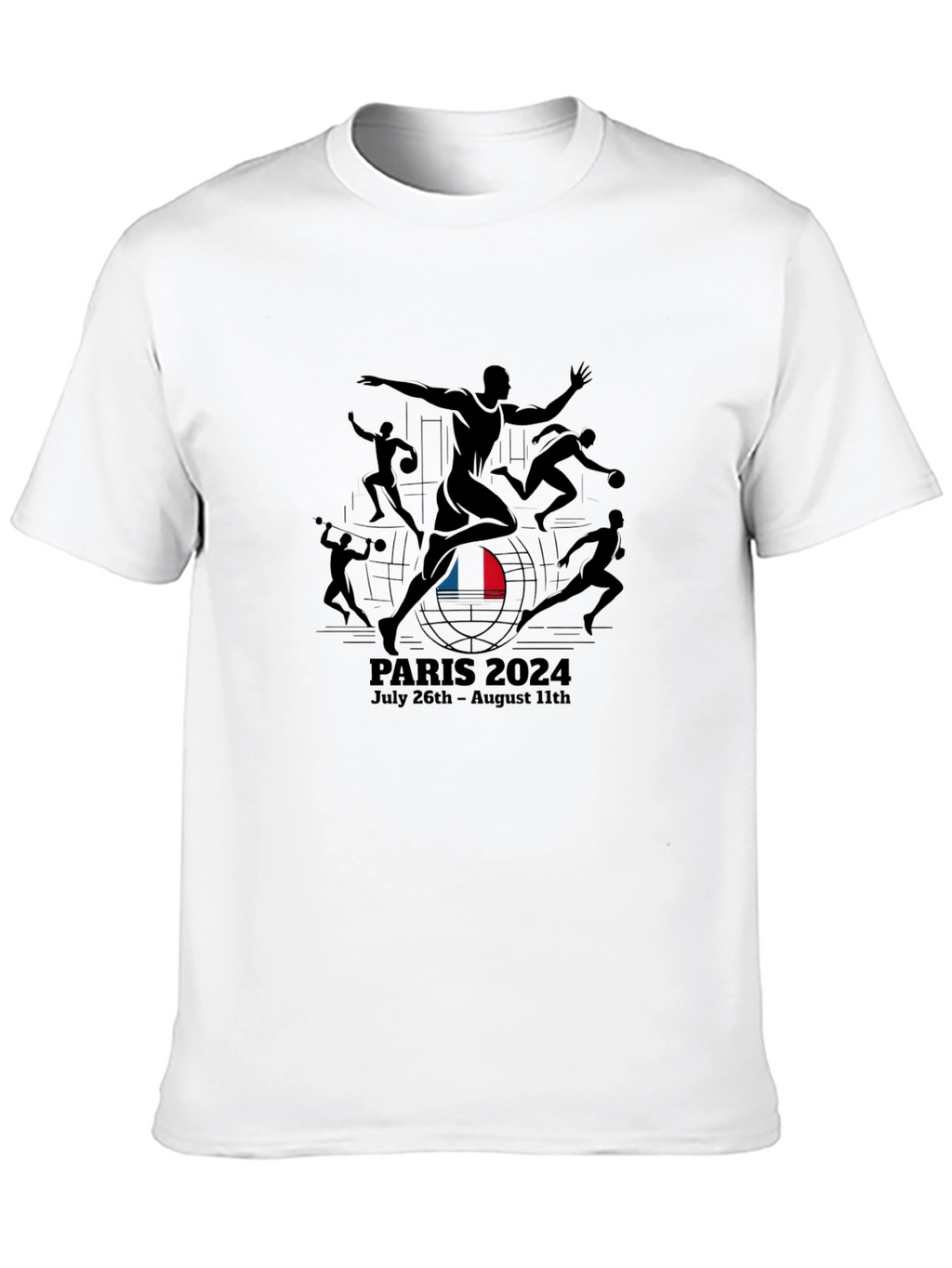 Paris 2024 Olympics T-Shirt Black