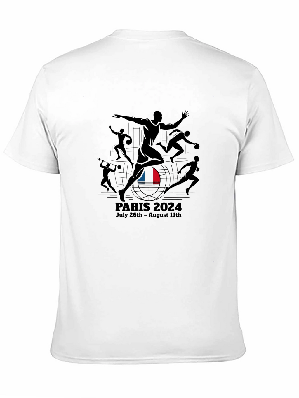 Paris 2024 Olympics T-Shirt Black