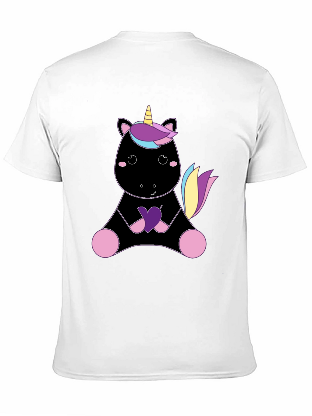 Unicorn Graphic Tee - Black T-Shirt