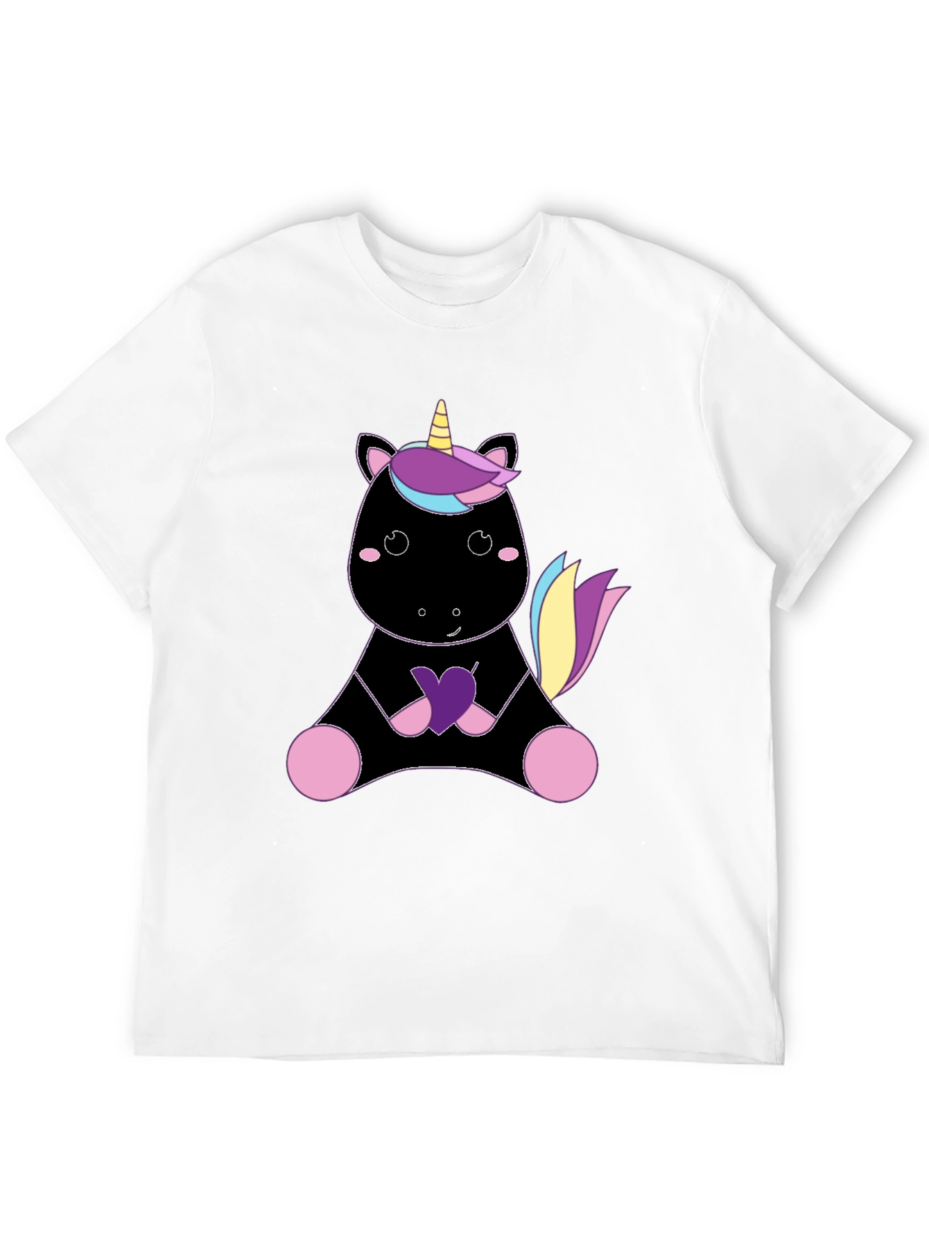 Unicorn Graphic Tee - Black T-Shirt
