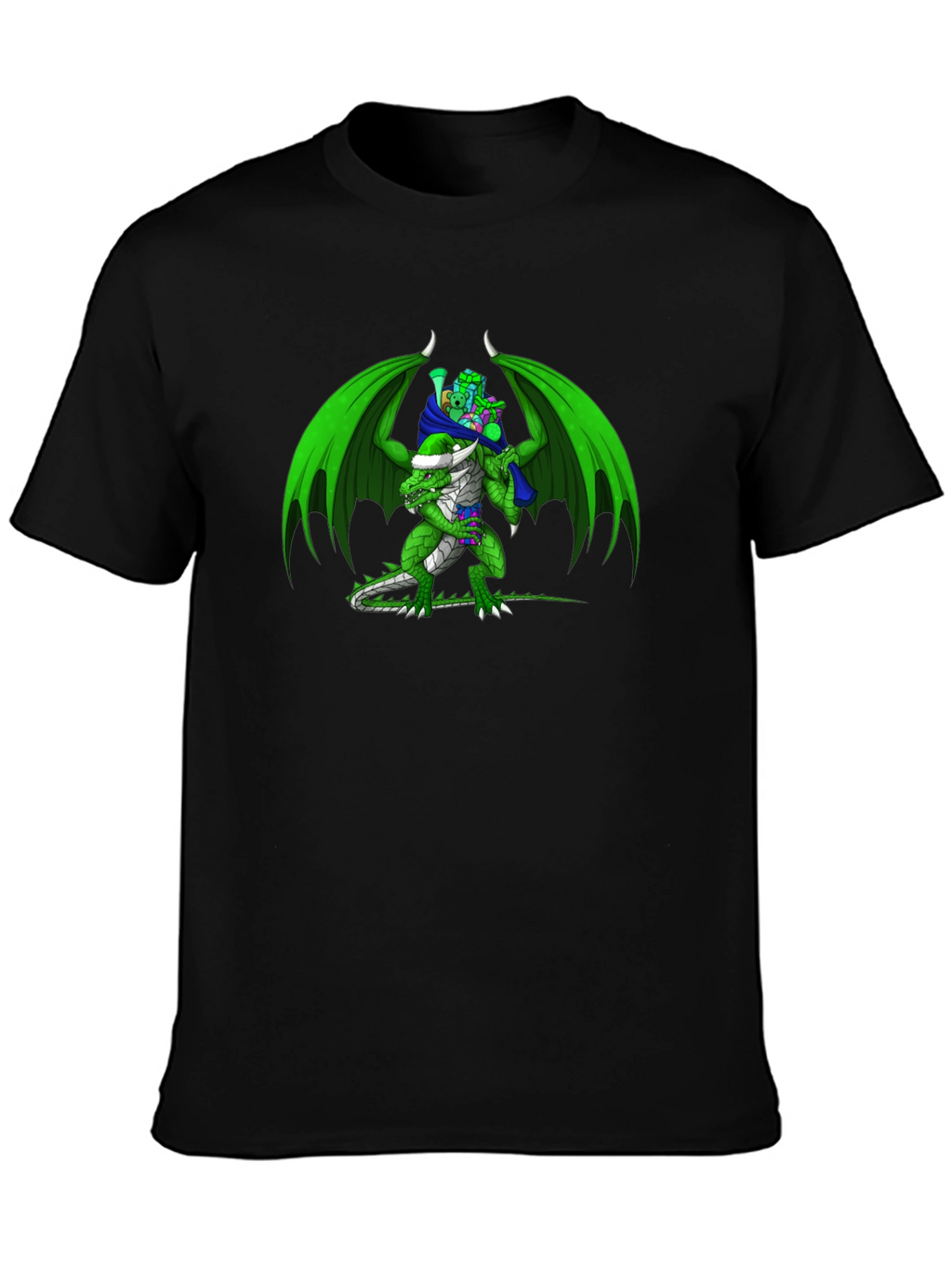 Dragon & Goblin Graphic Tee - Black