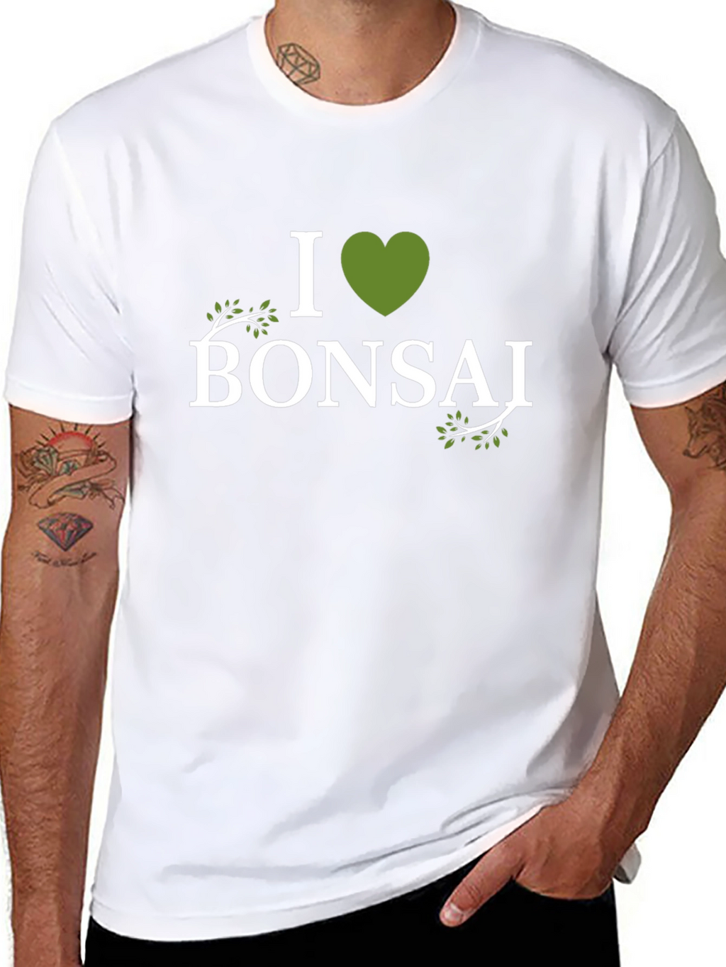 I Heart Bonsai T-Shirt - Plant Lover Tee