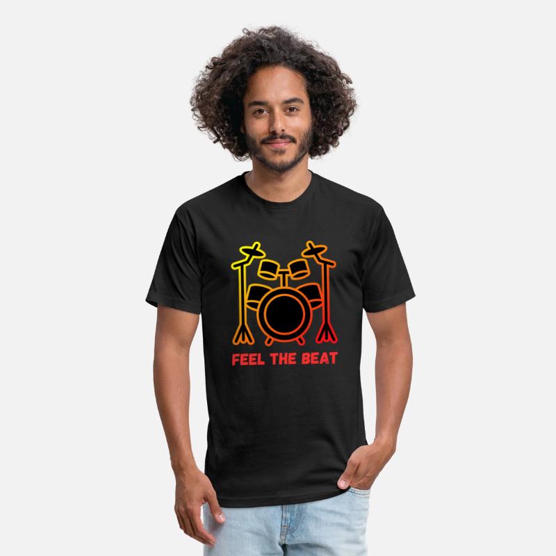 FEEL THE BEAT - Drum Set Music Lover Design
