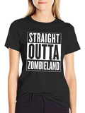 Straight Outta Zombieland Graphic T-Shirt