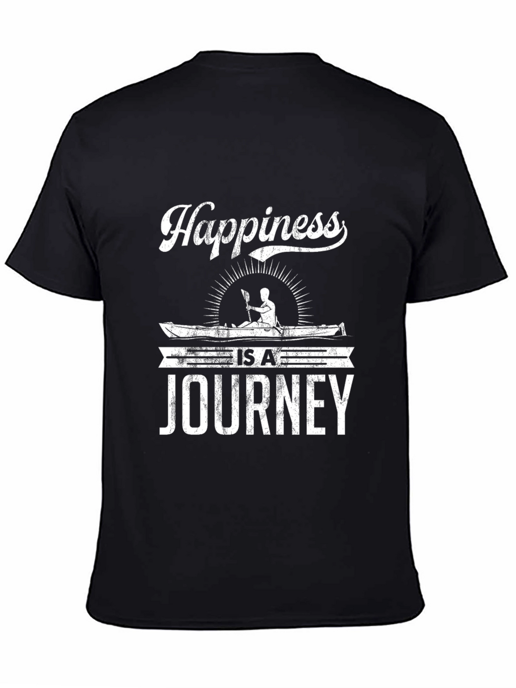 Happiness is a Journey T-Shirt Black