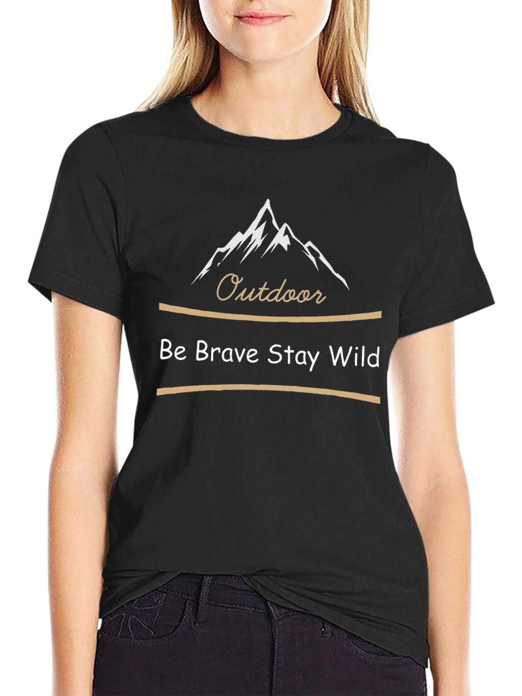 Outdoor Adventure T-Shirt: Be Brave Stay Wild