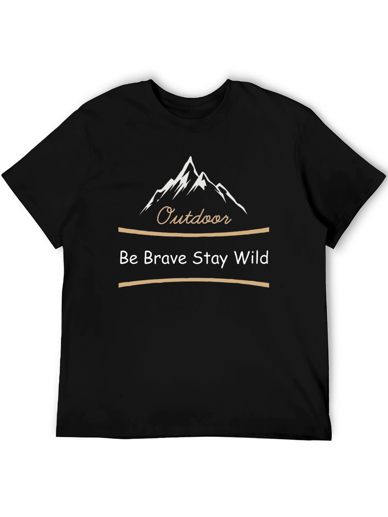 Outdoor Adventure T-Shirt: Be Brave Stay Wild