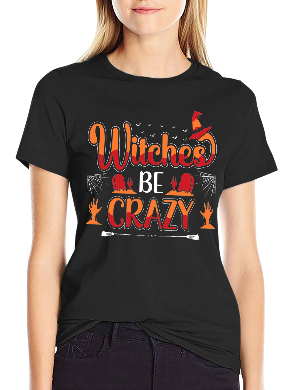 Witches Be Crazy T-Shirt - Halloween Graphic Tee