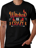 Witches Be Crazy T-Shirt - Halloween Graphic Tee