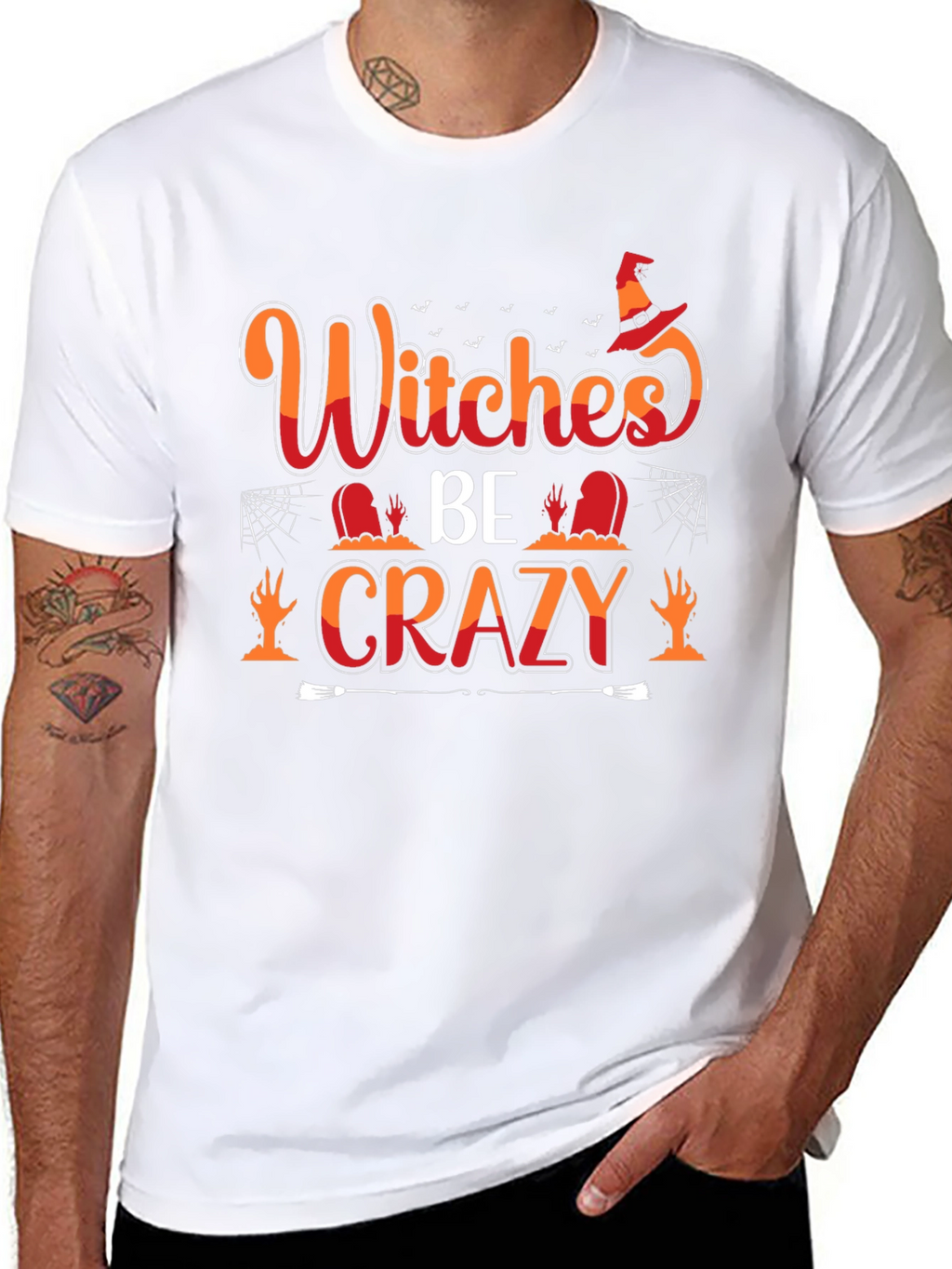 Witches Be Crazy T-Shirt - Halloween Graphic Tee
