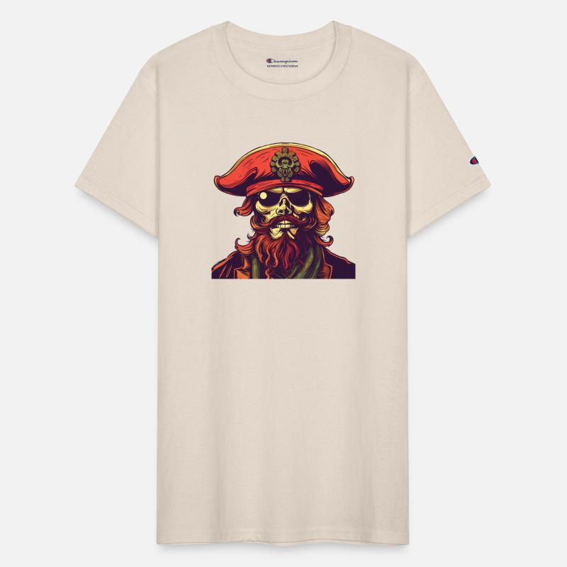 Fierce Pirate Skull Set Sail for Adventure