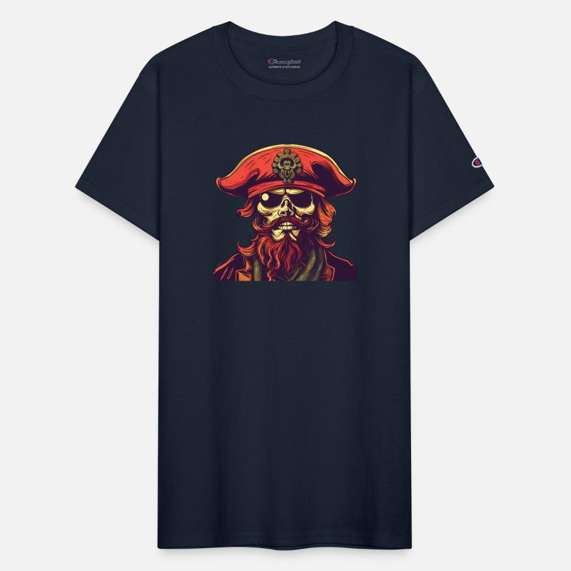 Fierce Pirate Skull Set Sail for Adventure
