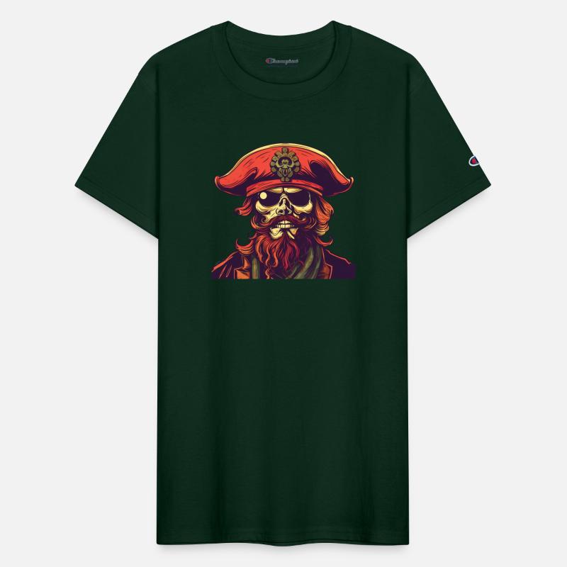 Fierce Pirate Skull Set Sail for Adventure