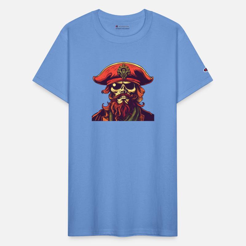 Fierce Pirate Skull Set Sail for Adventure