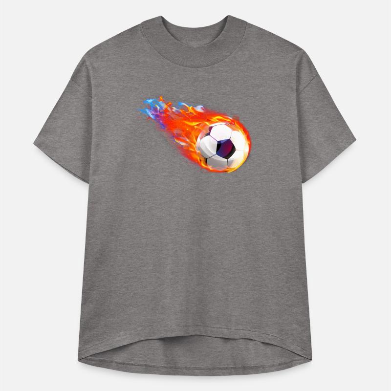 Fiery Speed Soccer Ball Design