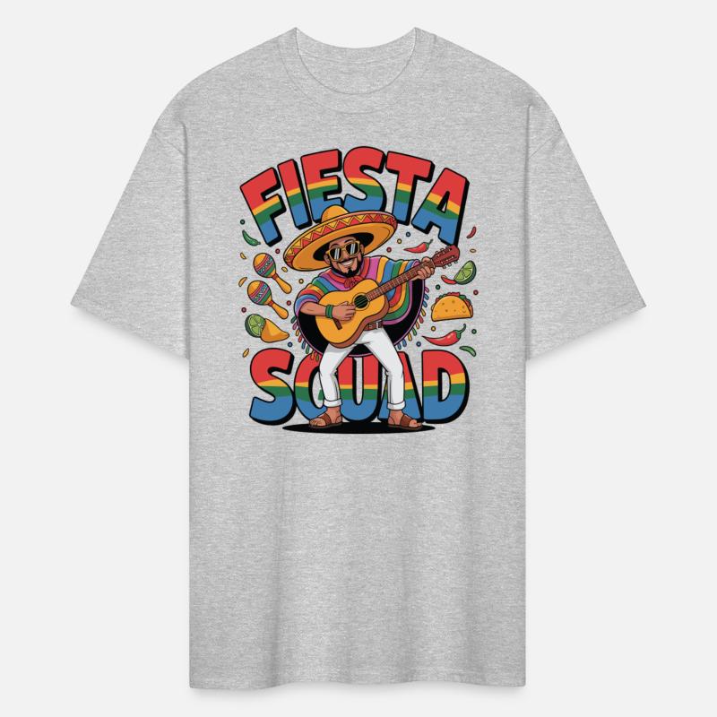 Fiesta Squad Mexican Party Vibes Sombrero Guitar